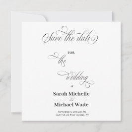 Reserva La Fecha Simple Elegant Calligraphy Script Save the date