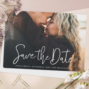 Reserva La Fecha Simple Elegant Photo Save the Date Template