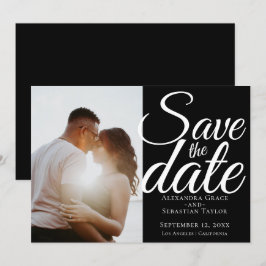 Reserva La Fecha Simple Elegante Boda De Tipografía Ahorra La Fecha