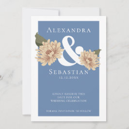 Reserva La Fecha Simple Elegante Boda Floral Salva La Fecha