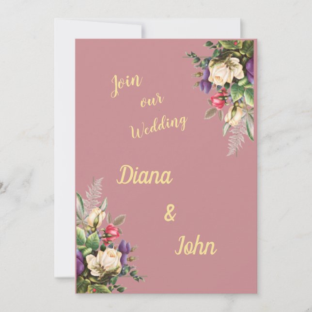 Reserva La Fecha Simple modern invitation,  (Anverso)