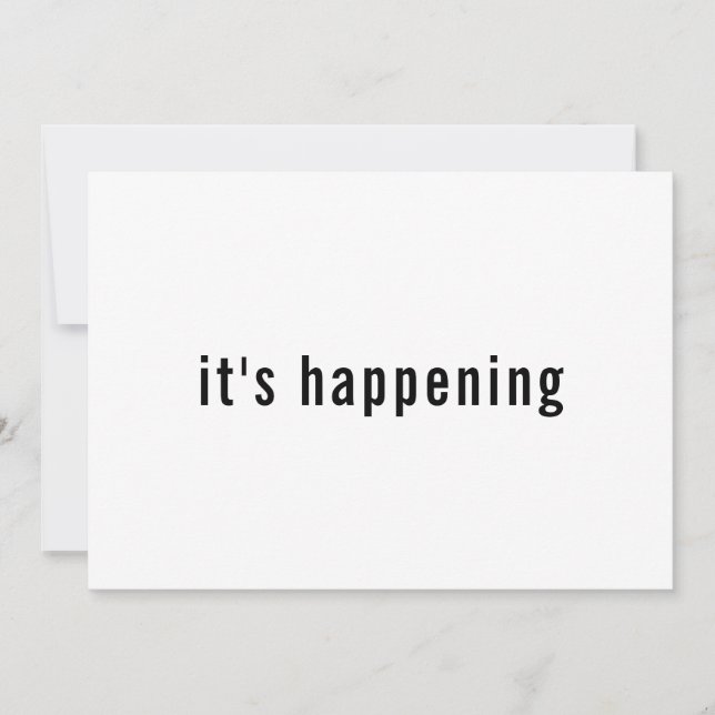 Reserva La Fecha Simple tipografía que está ocurriendo para salvar  (Anverso)