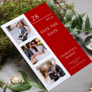 Reserva La Fecha Simple Wedding Save The Date Photo Picture