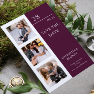 Reserva La Fecha Simple Wedding Save The Date Photo Picture