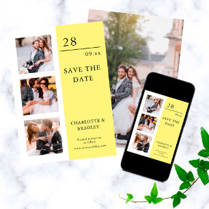 Reserva La Fecha Simple Wedding Save The Date Photo Picture
