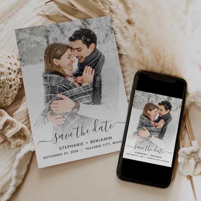 Reserva La Fecha Simple y moderno guión gráfico Guardar la fecha (Subido por el creador)