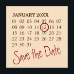 Reserva La Fecha Simplemente calendario Personalizado   tu foto, fo<br><div class="desc">Ideas del calendario de bonitos por EDDA Froehlich | Reserva la fecha! Se personaliza fácilmente para tu evento añadiendo tu propia fecha, antecedentes y textos. Puedes cambiar el año, mes y día de tu evento. | Para otras ideas, diseños y productos, siéntase libre de contactarme: contact@eddart.de o mire aquí: www.zazzle.com/simply_ideas*...</div>