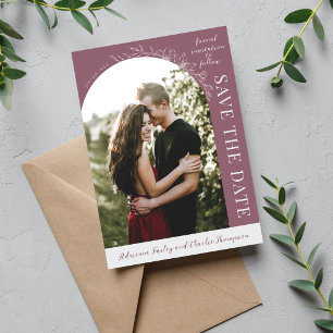 Reserva La Fecha Simplicidad Floral 1 Save The Date Crepuscular Mal
