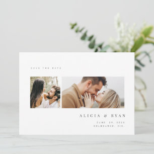 Reserva La Fecha Simply Clean Elegant Photo
