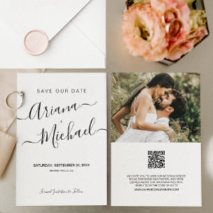 Reserva La Fecha Sitio web del Boda de fotografías de Personalizado