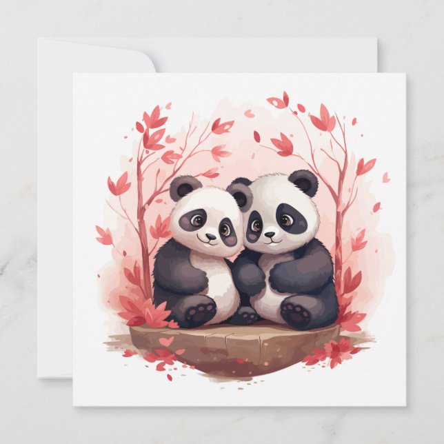 Reserva La Fecha So Happy Together Panda par (Anverso)