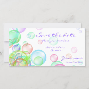 Reserva La Fecha Soap Bubbles