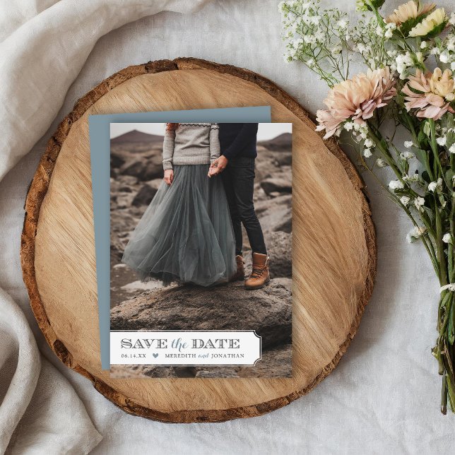 Reserva La Fecha Sobreposición de fotos de marco elegante Guardar l (Subido por el creador)