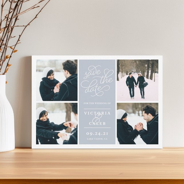 Reserva La Fecha Solicitud romántica | Collage de fotos Guardar la  (Subido por el creador)