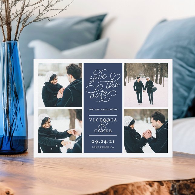 Reserva La Fecha Solicitud romántica | Collage de fotos Guardar la  (Subido por el creador)