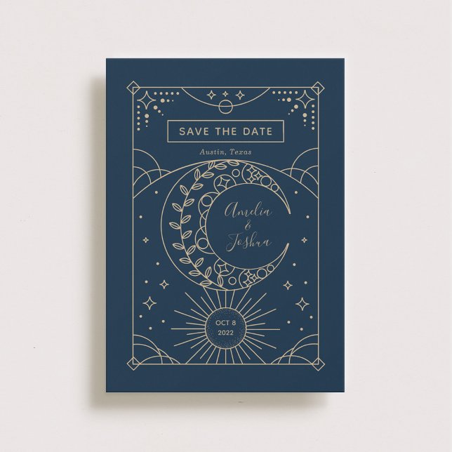 Reserva La Fecha Stardust Boda Photo Save the Date (Subido por el creador)