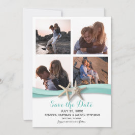 Reserva La Fecha Starfish Beach Wedding Multi Photo
