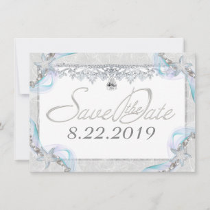 Reserva La Fecha Starfish & Diamonds Save the Date