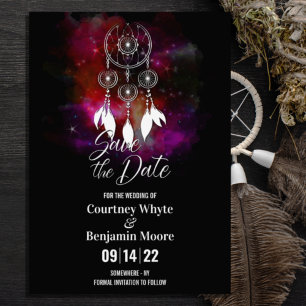 Reserva La Fecha Starry Night Dream Catcher Boda