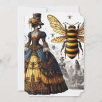 Steampunk Vintage Victoria Queen Bee Gown