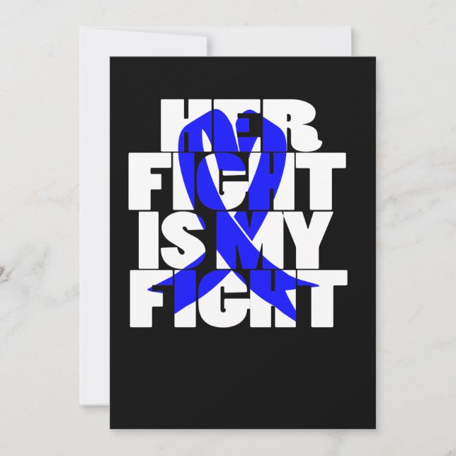 Reserva La Fecha Su Lucha Es Mi Cinta Azul De Cáncer De Colón (2) (Anverso)