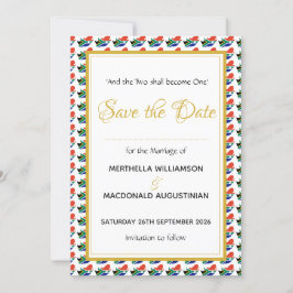 Reserva La Fecha SUDÁFRICA Celebración de Boda por Costumbre Cristi