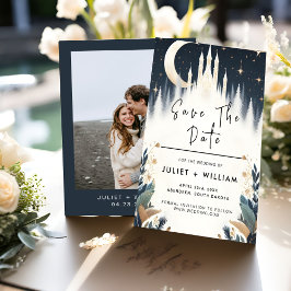 Reserva La Fecha Sueño mágico Estrellas místicas Boda de la luna