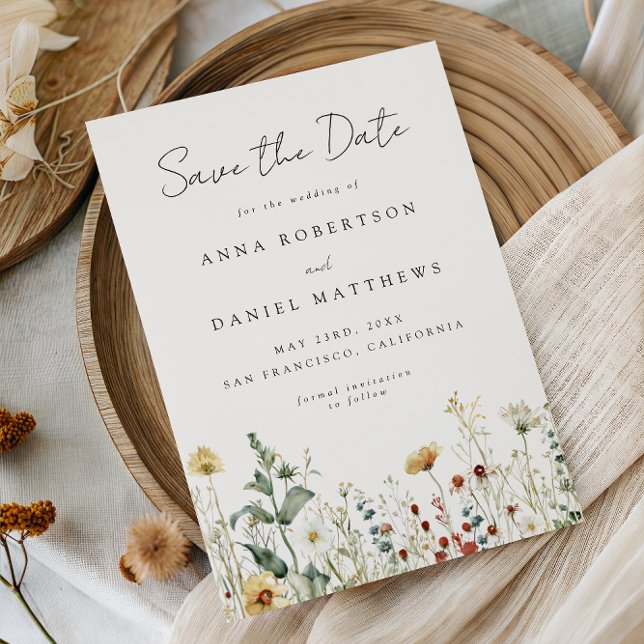 Reserva La Fecha Summer Wildflower Field (Subido por el creador)