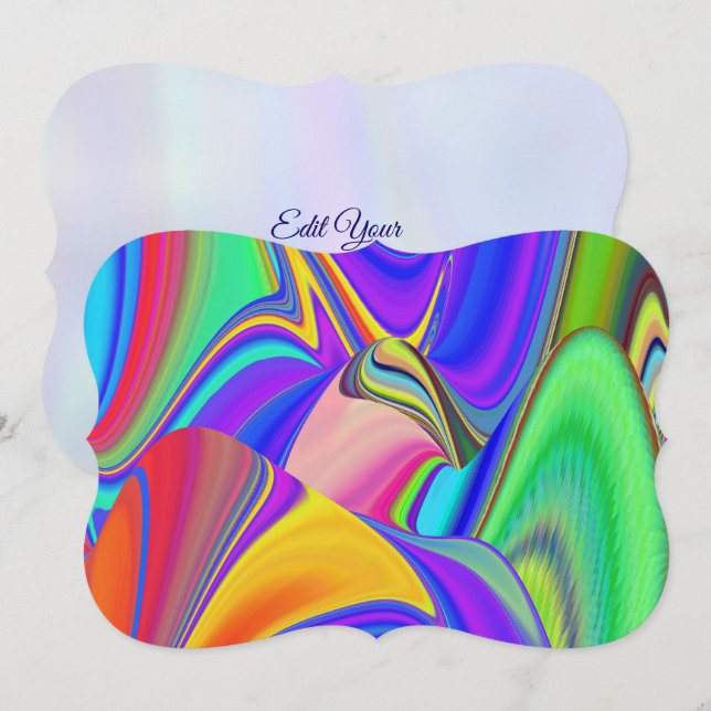 Reserva La Fecha Summerfeeling, Resumen 3D Rainbowart (Anverso / Reverso)