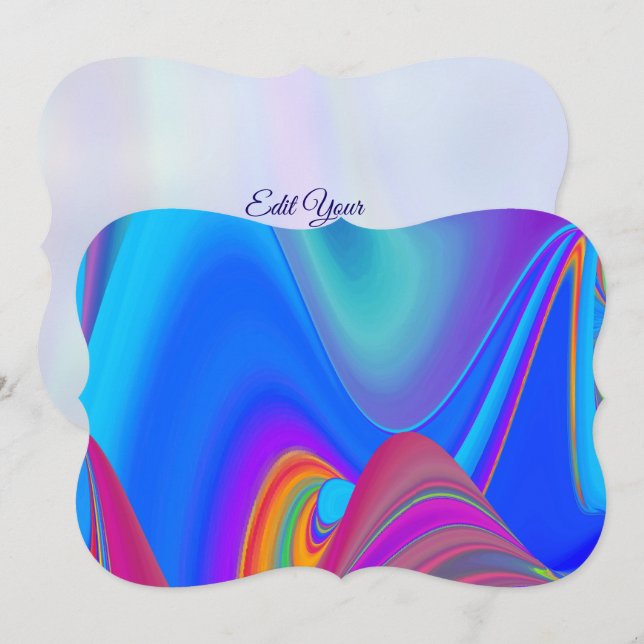 Reserva La Fecha Summerfeeling, Resumen 3D Rainbowart (Anverso / Reverso)