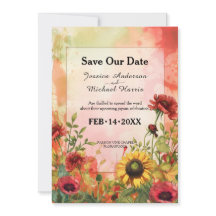 🌻 Sunny Petals y Scarlet Blooms