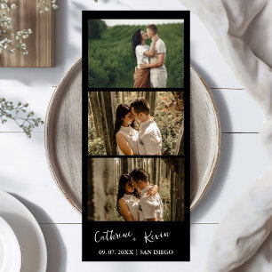 Reserva La Fecha Superposición de cabina de fotos de boda minimalis