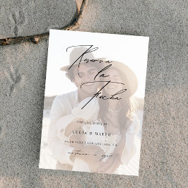 Reserva La Fecha Superposición de Fotos Sencilla de Reserva la Fech