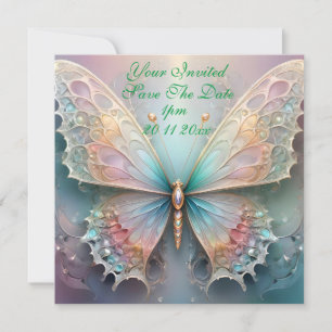 Reserva La Fecha Susurros de Color: Sueño de Mariposa Fractal Paste