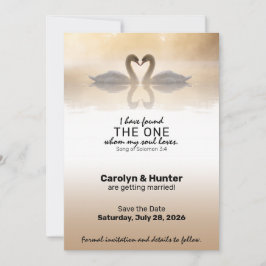 Reserva La Fecha Swans de amor