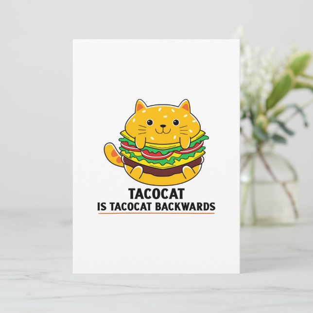 Reserva La Fecha Tacocante de gatito de gatito de felinos Tacos com (Anverso de pie)