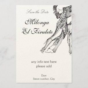 Reserva La Fecha Tango Milonga Salva la fecha