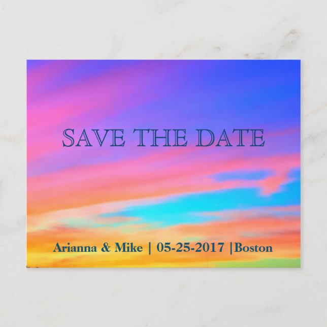 Reserva la fecha | Tarjeta de Invitación de postal (Anverso)