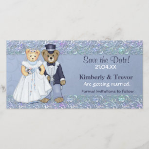 Reserva La Fecha Teddy Bear Wedding Save The Date