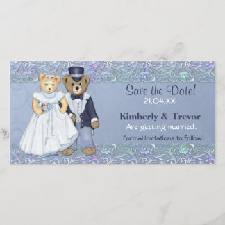 Reserva La Fecha Teddy Bear Wedding Save The Date