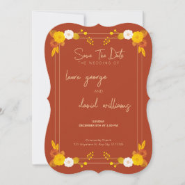 Reserva La Fecha Tema del Boda clásico