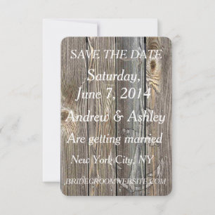 Reserva La Fecha Tema Náutico Rústico/Boda de Playa save the date