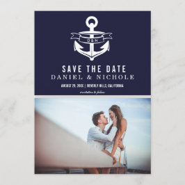 Reserva La Fecha Tema Náutico Save The Date | Bodas