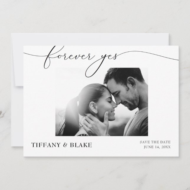 Reserva La Fecha Tender Love Save the Date Card (Anverso)