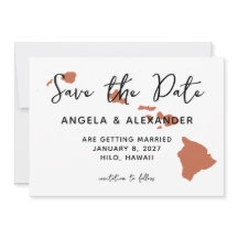 Terracotta Boda de Hawái