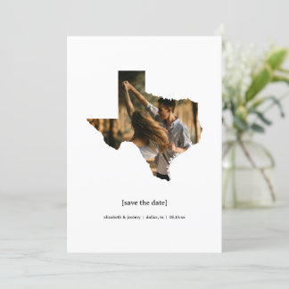 Reserva La Fecha Texas Save the Date Photo Card