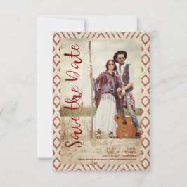 Reserva La Fecha Textile Boho Texture Elopement Boho Couple