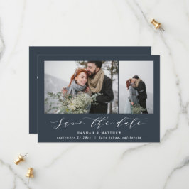 Reserva La Fecha Texto de guión foto elegante boda moderna