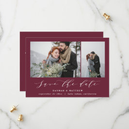 Reserva La Fecha Texto de guión foto elegante boda moderna