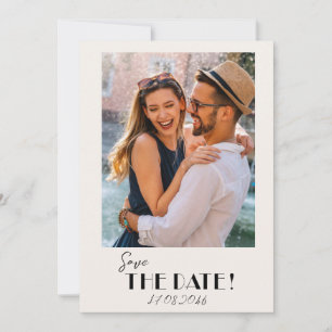 Reserva La Fecha Texto retro y matrimonio fotográfico guardar la fe
